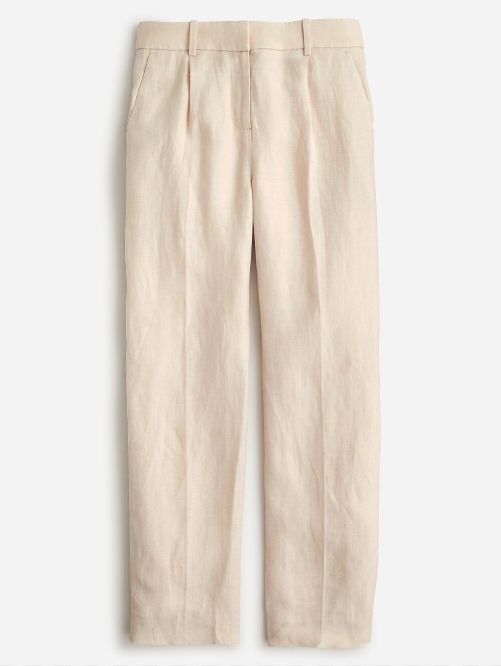 J Crew Pleated Linen-Cupro Blend Trouser Size 6